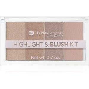 Bell Hypoallergenic paletă cu iluminatoare și farduri de obraz 20 g-ro