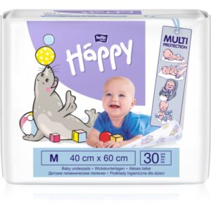 Bella Baby Happy SIze M suport pentru schimbat scutecele de unică folosință 40x60 cm 30 buc-ro