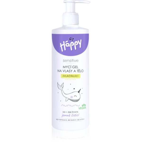 Bella Baby Happy Sensitive gel de duș pentru corp și păr pentru copii 400 ml-ro