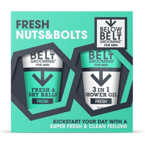 Below the Belt Grooming Fresh Nuts and Bolts set cadou pentru igiena intima-ro