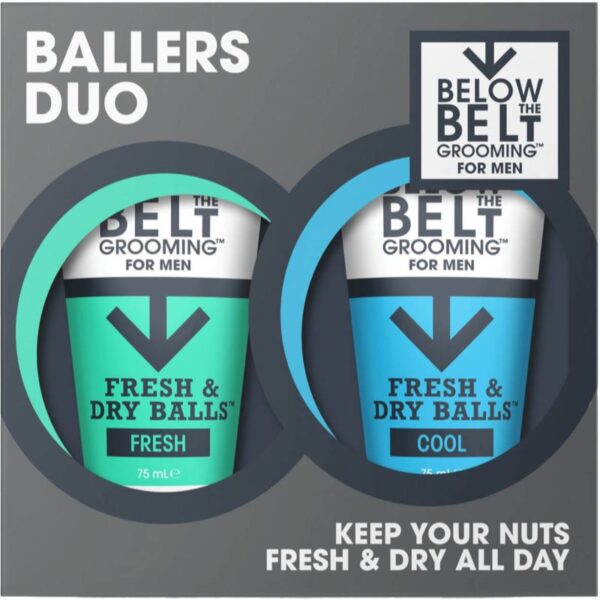 Below the Belt Grooming Fresh and Cool Ballers Duo set cadou pentru igiena intima 1 buc-Țena