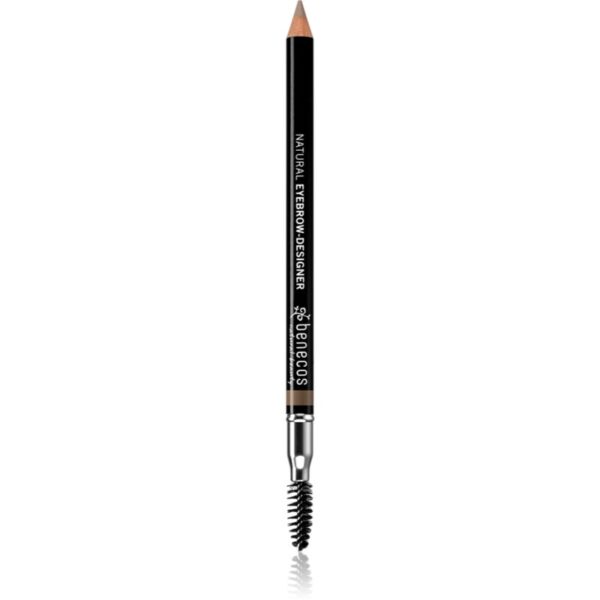Benecos Natural Beauty creion dermatograf cu două capete pentru sprâncene cu pensula culoare Blonde 1.13 g-ro