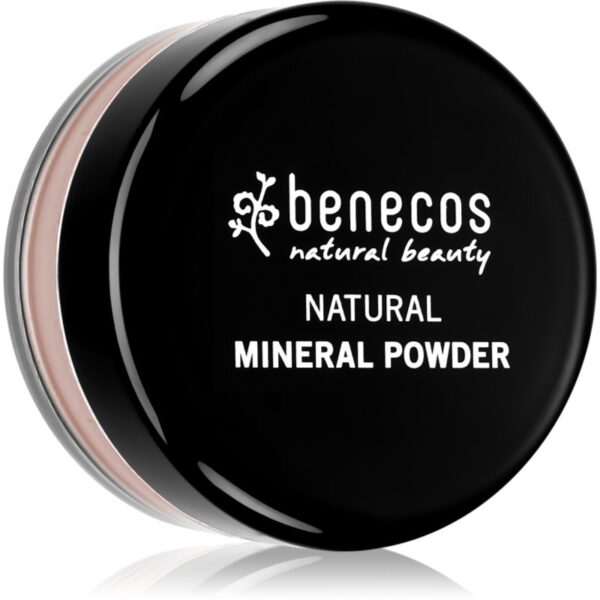 Benecos Natural Beauty pudra cu minerale culoare Medium Beige 6 g-ro