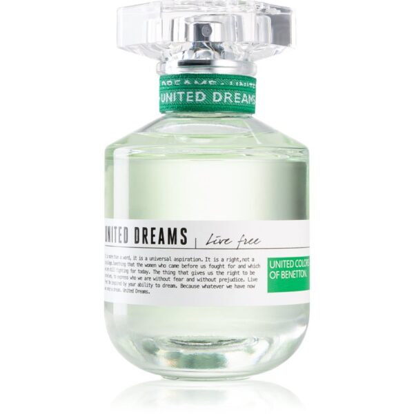 Benetton United Dreams for her Live Free Eau de Toilette pentru femei 80 ml-ro