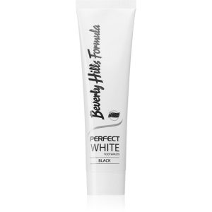 Beverly Hills Formula Perfect White Black Pasta de dinti albire cu cărbune activ pentru o respirație proaspătă aroma Fresh Mint 100 ml-Țena