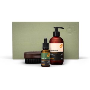 Beviro Bergamia Wood Beard Care Kit set cadou pentru barbă-Țena