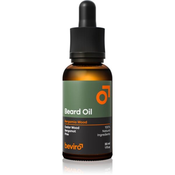 Beviro Bergamia Wood ulei pentru barba cu miros de lemn 30 ml-ro