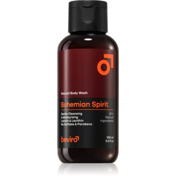 Beviro Bohemian Spirit Natural Body Wash gel de duș natural pentru barbati 100 ml-ro
