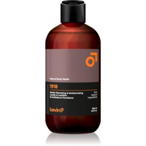 Beviro Natural Body Wash 1918 Gel de duș pentru bărbați 250 ml-Țena