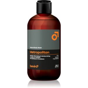 Beviro Natural Body Wash Metropolitan Gel de duș pentru bărbați 250 ml-Țena