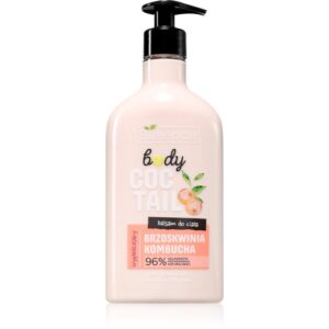 Bielenda Body Coctail Peach + Kombucha loțiune de corp hidratantă cu efect revitalizant 400 ml-ro