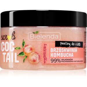 Bielenda Coctail Scrub Peach + Kombucha exfoliant pentru corp cu efect de hidratare 350 g-ro