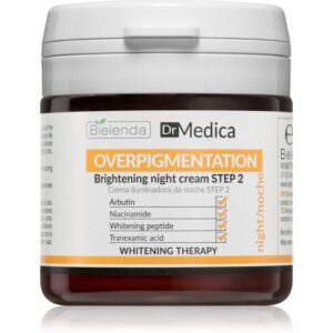 Bielenda Dr Medica Overpigmentation crema radianta de noapte pentru piele cu hiperpigmentare 50 ml-Țena