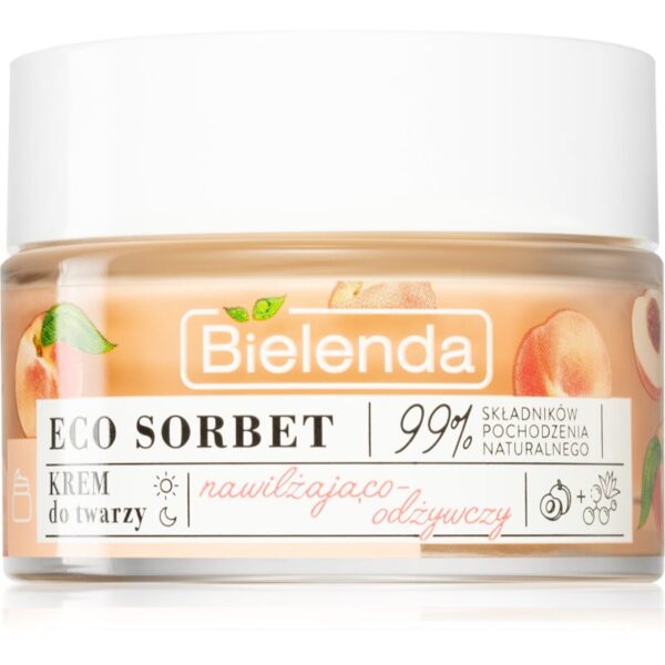 Bielenda Eco Sorbet Peach crema hidratanta si hranitoare 50 ml-Țena