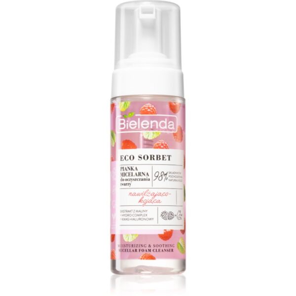 Bielenda Eco Sorbet Raspberry lotiune micelara de curatare 150 ml-Țena