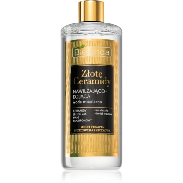 Bielenda Golden Ceramides apă micelară calmantă și hidratantă 500 ml-Țena