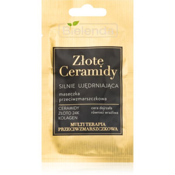 Bielenda Golden Ceramides masca pentru fata cu efect de anti-imbatrinire cu ceramide 1 buc-ro