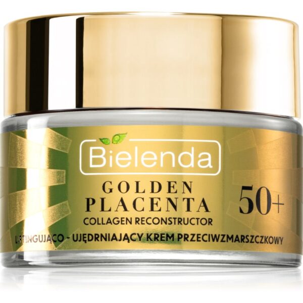 Bielenda Golden Placenta Collagen Reconstructor Cremă lifting pentru fermitate 50+ 50 ml-ro