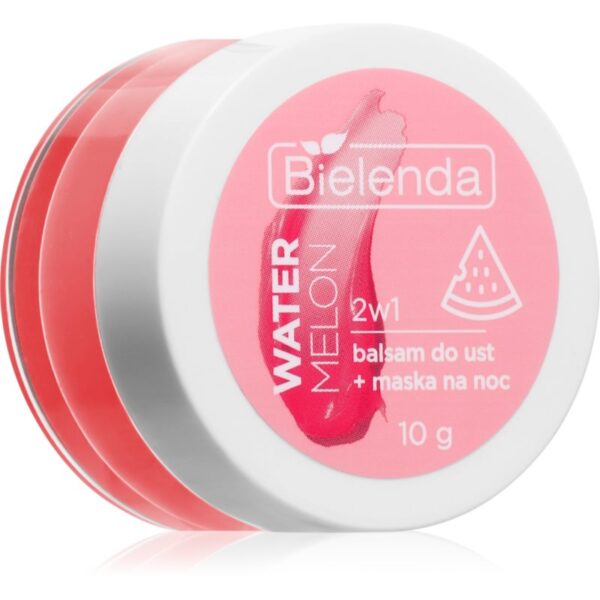 Bielenda Lip Care Lip Balm + Night Mask balsam de buze cu parfum Watermelon 10 g-Țena