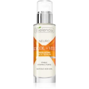 Bielenda Neuro Glicol + Vit. C ser de noapte regenerator cu efect exfoliant 30 ml-Țena