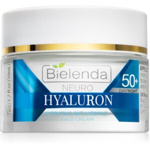 Bielenda Neuro Hyaluron crema de fata hidratanta ziua și noaptea 50+ 50 ml-ro