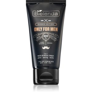 Bielenda Only for Men Barber Edition pastă de curățare 3 in 1 150 g-ro