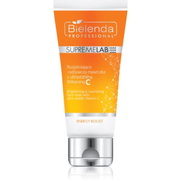 Bielenda Professional Supremelab Energy Boost masca iluminatoare cu vitamina C 70 ml-Țena