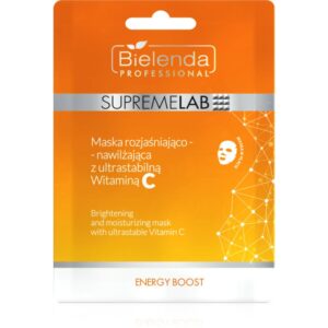 Bielenda Professional Supremelab Energy Boost mască textilă iluminatoare cu vitamina C 1 buc-ro