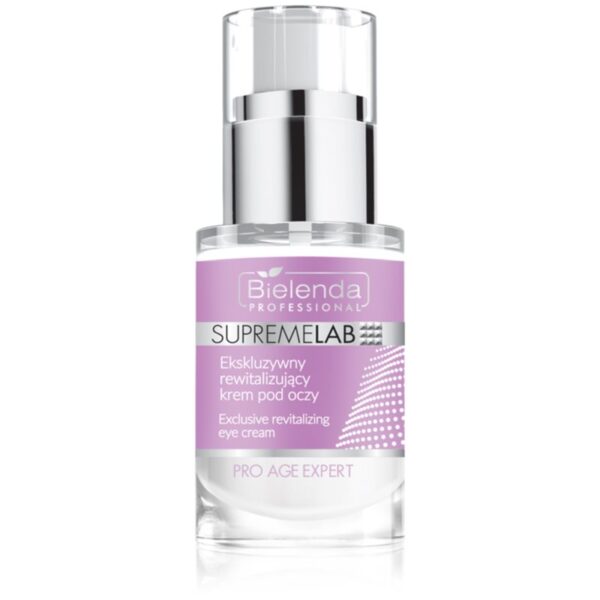 Bielenda Professional Supremelab Pro Age Expert crema de ochi revitalizanta 15 ml-Țena