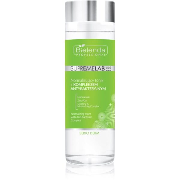 Bielenda Professional Supremelab Sebio Derm tonic pentru ten gras și mixt Antibacterial Complex 200 ml-Țena