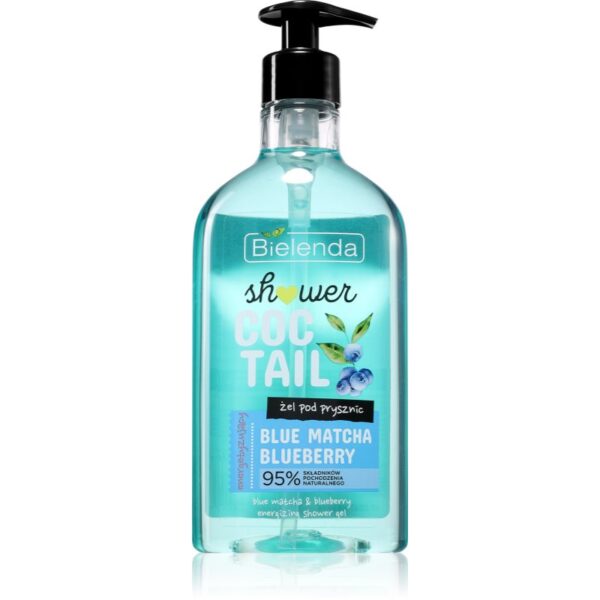 Bielenda Shower Coctail Blue Matcha + Blueberry Gel de duș energizant cu efect antioxidant 400 ml-ro