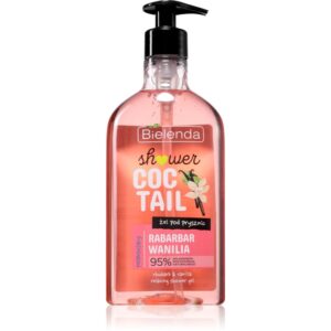 Bielenda Shower Coctail Rhubarb + Vanilla gel de dus relaxant 400 ml-ro