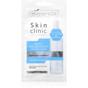 Bielenda Skin Clinic Professional Hyaluronic Acid masca hidratanta de noapte cu efect calmant 8 g-Țena