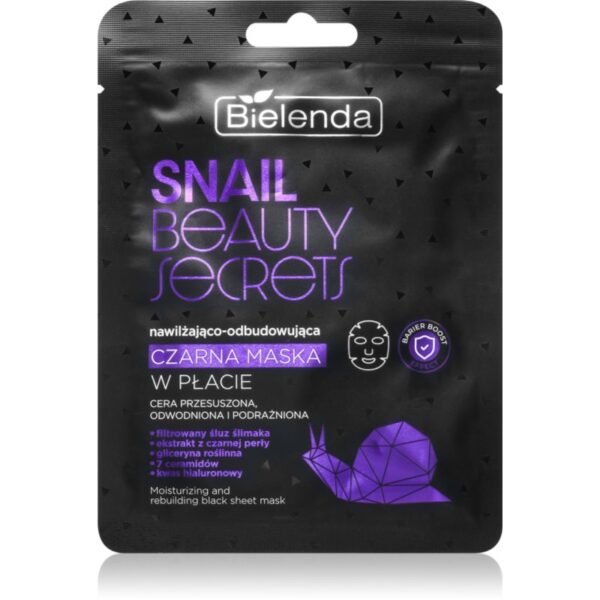 Bielenda Snail Beauty Secrets mască textilă hidratantă pentru piele uscata si iritata 1 buc-ro