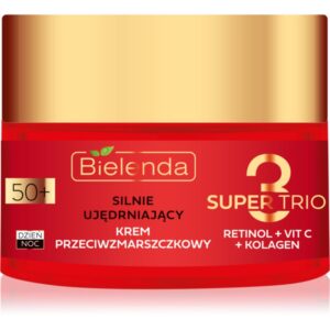 Bielenda Super Trio lift crema de fata pentru fermitate antirid 50+ 50 ml-Țena