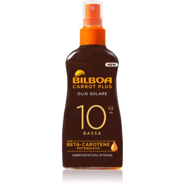 Bilboa Carrot Plus Ulei de plaja pentru fata si corp SPF 10 200 ml-ro