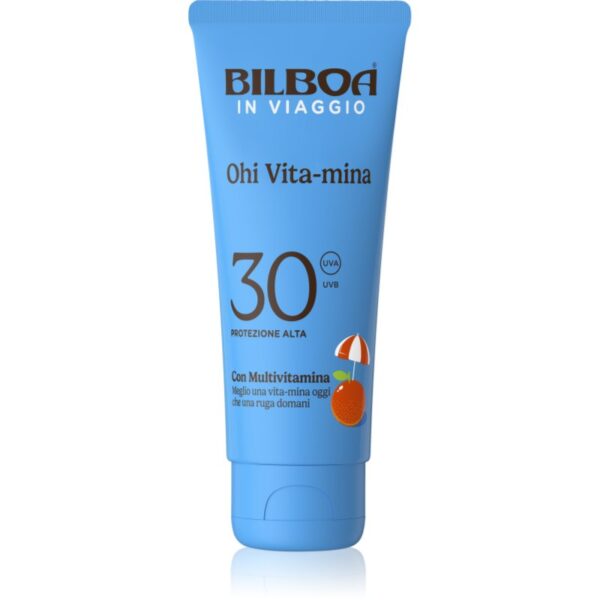 Bilboa Ohi Vitamina Travel cremă pentru plaja cu vitamine SPF 30 75 ml-ro