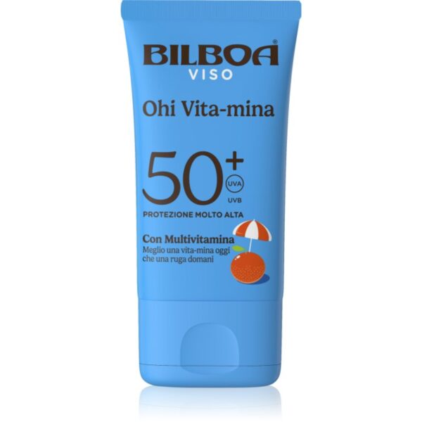 Bilboa Ohi Vitamina Viso cremă pentru plaja cu vitamine SPF 50+ 40 ml-ro