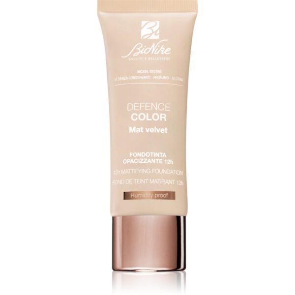 BioNike Color Mat Velvet machiaj matifiant de lungă durată culoare 402 creme 30 ml-ro