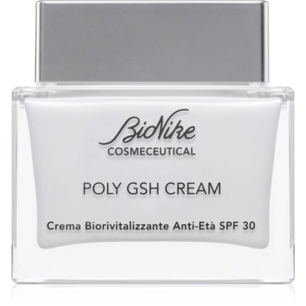 BioNike Cosmeceutical POLY GSH CREAM crema regeneratoare anti-imbatranire SPF 30 50 ml-Țena