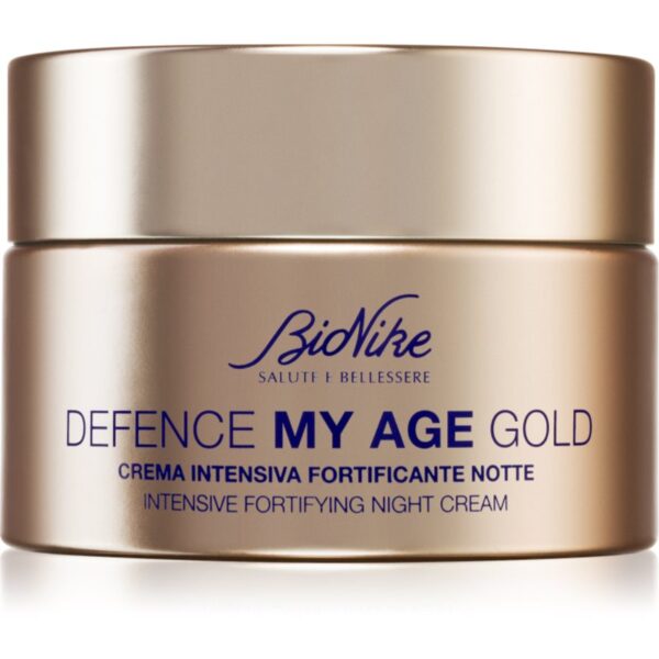 BioNike Defence My Age Gold crema de noapte intensiva pentru ten matur 50 ml-Țena