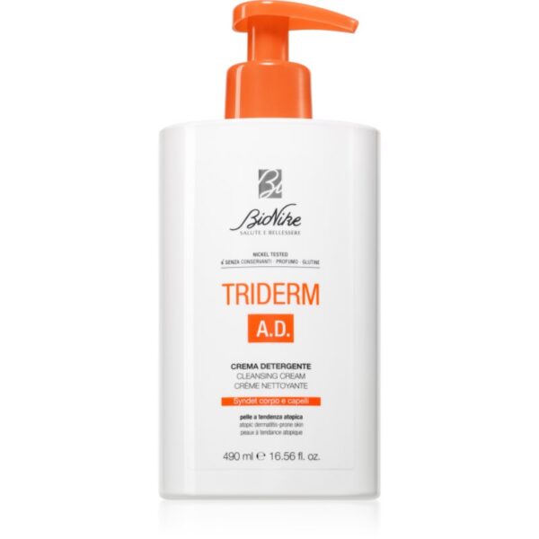 BioNike Triderm A. D. cremă de curățare pentru piele atopica 490 ml-ro