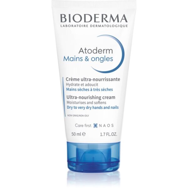 Bioderma Atoderm Cream Hand & Nails crema de maini pentru piele foarte sensibila sau cu dermatita atopica 50 ml-ro