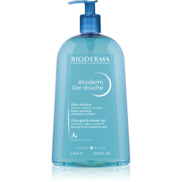 Bioderma Atoderm Gel gel de duș mătăsos pentru piele uscata si sensibila 1000 ml-ro
