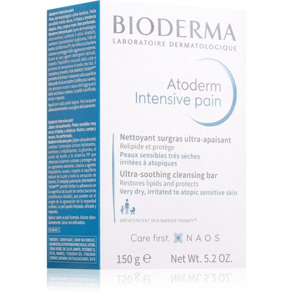 Bioderma Atoderm Intensive sapun pentru curatare pentru pielea uscata sau foarte uscata 150 g-ro