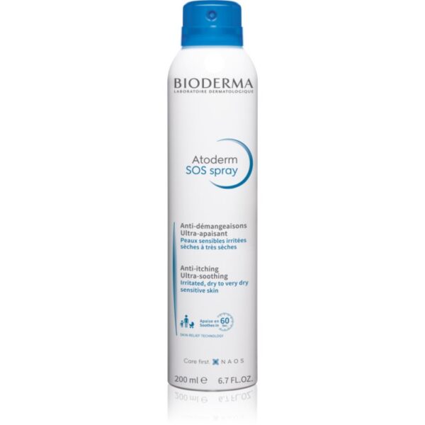 Bioderma Atoderm SOS Spray spray SOS pentru calmarea instantanee a pruritului 200 ml-ro