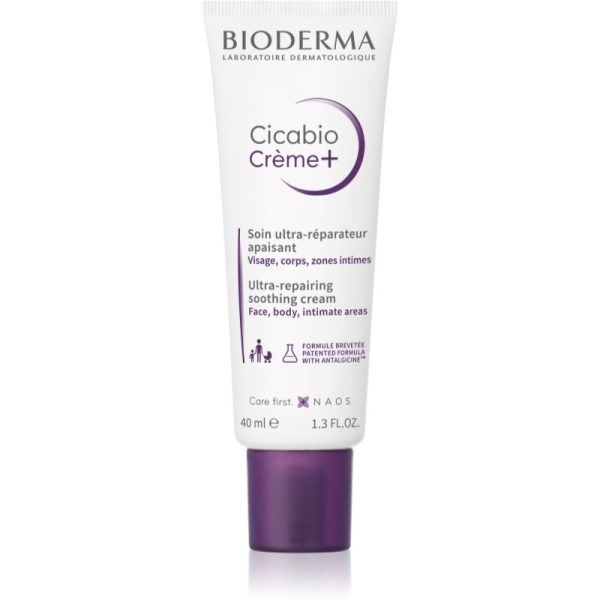 Bioderma Cicabio Créme+ ingrijire calmanta si regeneratoare pentru tratarea cicatricilor 40 ml-Țena