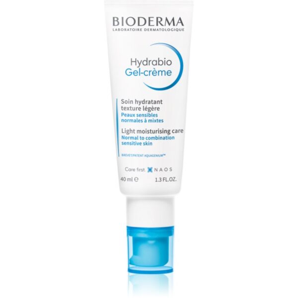 Bioderma Hydrabio Gel-Crème crema gel hidratanta cu textura usoara pentru piele sensibila normala-combinata 40 ml-ro