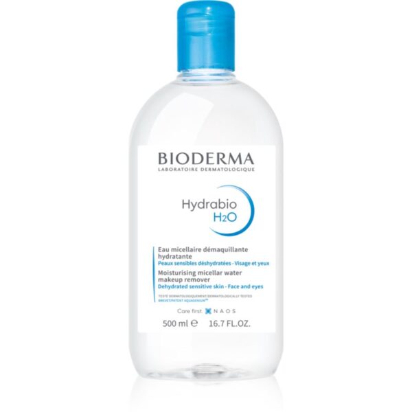 Bioderma Hydrabio H2O apa pentru curatare cu particule micele pentru piele deshidratata 500 ml-ro
