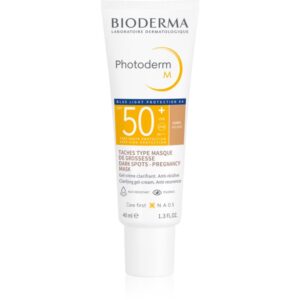 Bioderma Photoderm M crème de protectie anti-acnee SPF 50+ culoare Golden 40 ml-Țena
